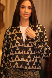 BOMBER JACKET SILK ANCHA ISRA
