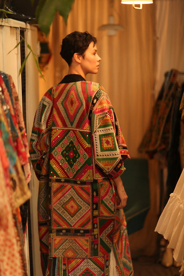 TRIBAL COAT DUSTER BILAL