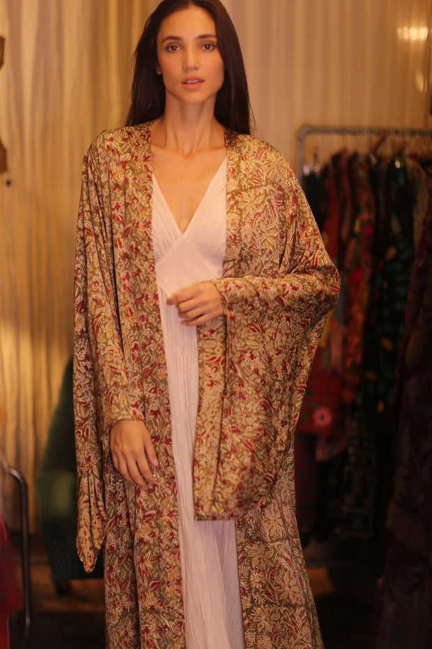 WING KIMONO PINA YELLOW CAMELLIA