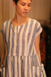 COTTIN DRESS EDITH LALI - sustainably made MOMO NEW YORK sustainable clothing, cotton slow fashion