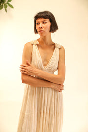 COTTON DRESS AFRA - sustainably made MOMO NEW YORK sustainable clothing, dress slow fashion