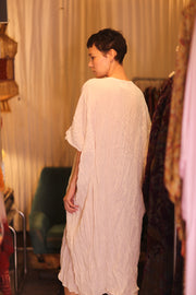 COTTON JASMINE DRESS - sustainably made MOMO NEW YORK sustainable clothing, dresskaftan slow fashion