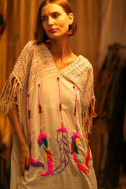 EMBROIDERED COTTON DRESS DREAM GIRL - MOMO STUDIO BERLIN - Berlin Concept Store - sustainable & ethical fashion