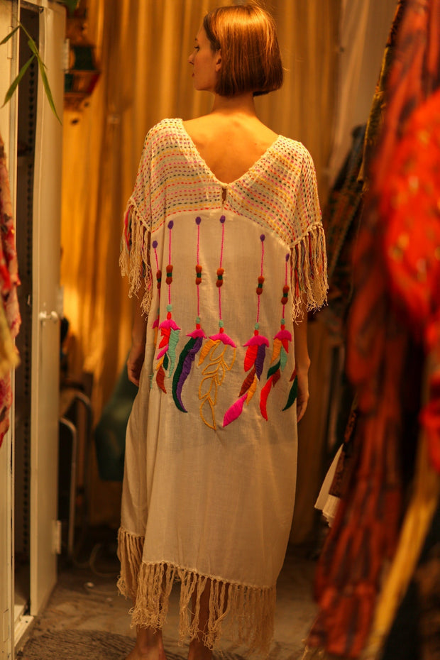 EMBROIDERED COTTON DRESS DREAM GIRL - MOMO STUDIO BERLIN - Berlin Concept Store - sustainable & ethical fashion