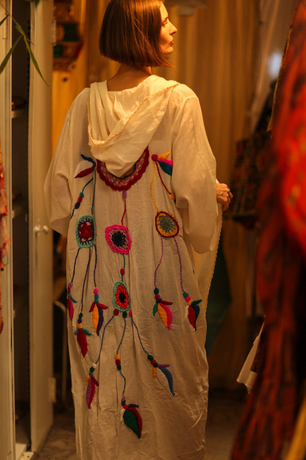 EMBROIDERED KIMONO DORA WHILE - MOMO STUDIO BERLIN - Berlin Concept Store - sustainable & ethical fashion