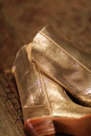 GOLDEN WESTERN BOOTS SINATRA - sustainably made MOMO NEW YORK sustainable clothing, boots slow fashion