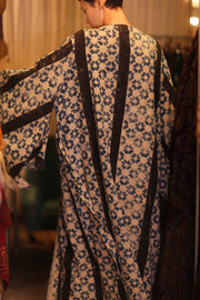 HAND LOOM COTTON KIMONO PINA DAI - sustainably made MOMO NEW YORK sustainable clothing, kimono slow fashion