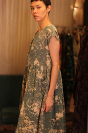 HAND WOVEN DRESS EDITH KIRA - sustainably made MOMO NEW YORK sustainable clothing, dress slow fashion
