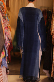 HANDLOOM COTTON LAOS KIMONO ODIN - sustainably made MOMO NEW YORK sustainable clothing, kimono slow fashion
