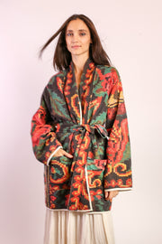 KANTHA JACKET COAT TOMMY - sustainably made MOMO NEW YORK sustainable clothing, Jacket slow fashion