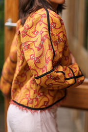 KANTHA JACKET JILL - sustainably made MOMO NEW YORK sustainable clothing, new slow fashion