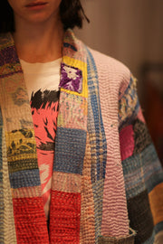 KANTHA KIMONO KINA VALERIA - sustainably made MOMO NEW YORK sustainable clothing, bestseller slow fashion