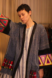 KIMONO HANDCRAFTED SALI - sustainably made MOMO NEW YORK sustainable clothing, kimono slow fashion