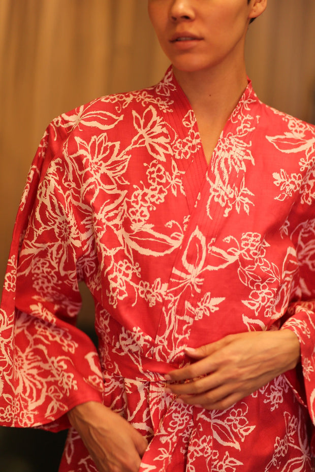 LINEN KIMONO JOLIE - sustainably made MOMO NEW YORK sustainable clothing, kimono slow fashion