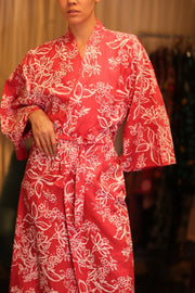 LINEN KIMONO JOLIE - sustainably made MOMO NEW YORK sustainable clothing, kimono slow fashion