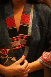 MISHA TRIBAL PATCHWORK KIMONO - sustainably made MOMO NEW YORK sustainable clothing, cotton slow fashion