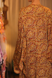 PINA SILK WING KIMONO ANNYTA - sustainably made MOMO NEW YORK sustainable clothing, handmade slow fashion