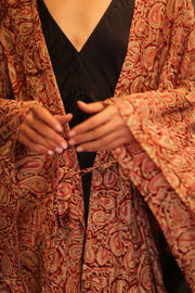 PINA WING SILK KIMONO OSA - sustainably made MOMO NEW YORK sustainable clothing, handmade slow fashion