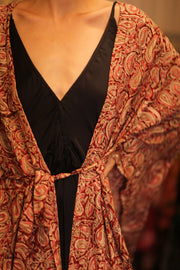 PINA WING SILK KIMONO OSA - sustainably made MOMO NEW YORK sustainable clothing, handmade slow fashion