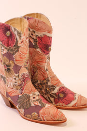 SEQUIN EMBROIDERED WESTERN BOOTS TISA - sustainably made MOMO NEW YORK sustainable clothing, slow fashion