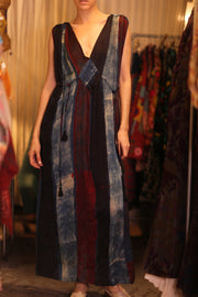 SILK DRESS VICTORIA LINA - sustainably made MOMO NEW YORK sustainable clothing, dresskaftan slow fashion