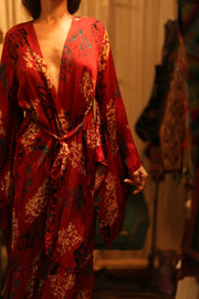 SILK KIMONO PINA RED JEAN - MOMO STUDIO BERLIN - Berlin Concept Store - sustainable & ethical fashion