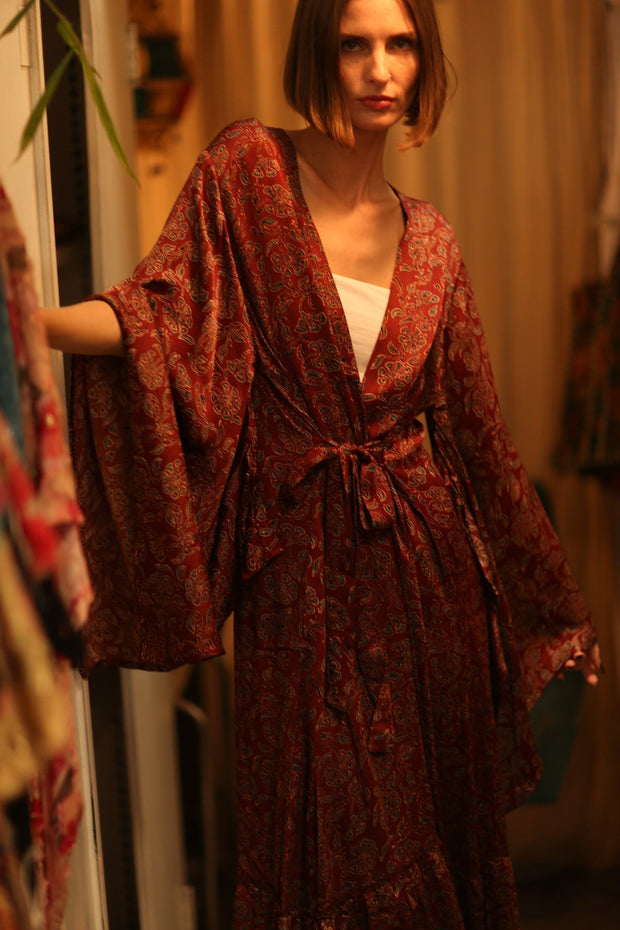 SILK KIMONO PINA TAYLER - MOMO STUDIO BERLIN - Berlin Concept Store - sustainable & ethical fashion