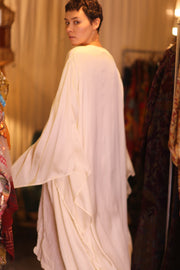 SILK WING KIMONO PINA BELLA - sustainably made MOMO NEW YORK sustainable clothing, kimono slow fashion