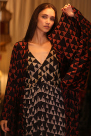 SILK WING KIMONO PINA HONEY - sustainably made MOMO NEW YORK sustainable clothing, kimono slow fashion