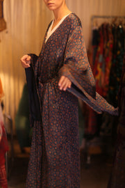 SILK WING KIMONO PINA RISINA - sustainably made MOMO NEW YORK sustainable clothing, kimono slow fashion