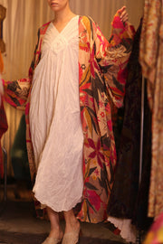 SILK WING KIMONO PINA RITA - sustainably made MOMO NEW YORK sustainable clothing, kimono slow fashion