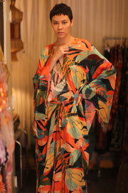 SILK WING KIMONO PINA RODI - sustainably made MOMO NEW YORK sustainable clothing, handmade slow fashion