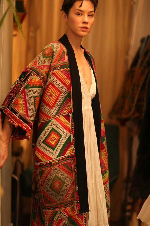 TRIBAL COAT DUSTER BILAL - MOMO STUDIO BERLIN - Berlin Concept Store - sustainable & ethical fashion