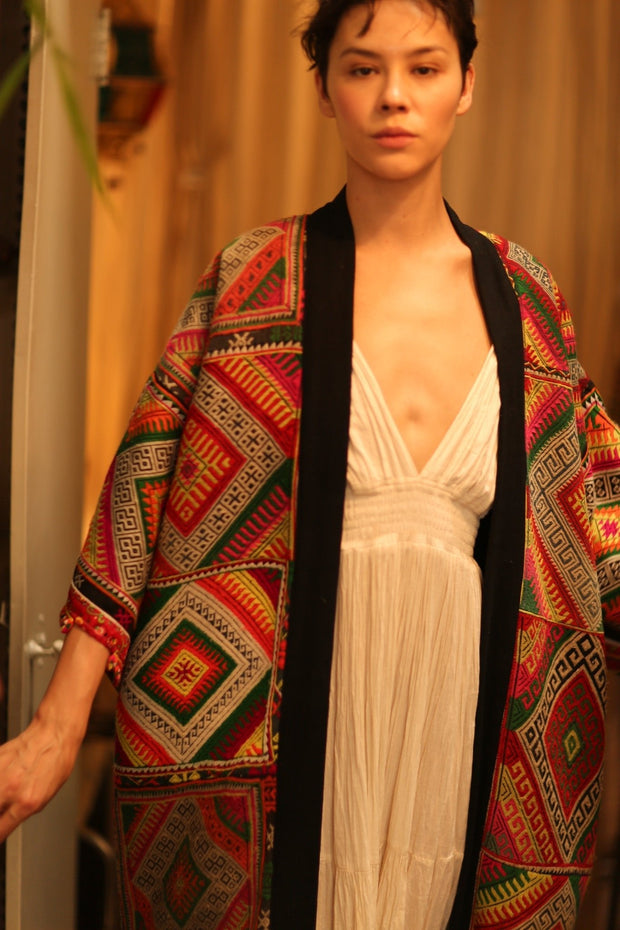 TRIBAL COAT DUSTER BILAL - MOMO STUDIO BERLIN - Berlin Concept Store - sustainable & ethical fashion