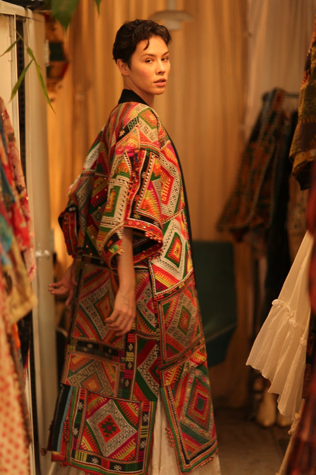 TRIBAL COAT DUSTER BILAL - MOMO STUDIO BERLIN - Berlin Concept Store - sustainable & ethical fashion