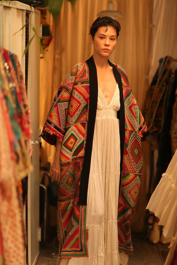 TRIBAL COAT DUSTER BILAL - MOMO STUDIO BERLIN - Berlin Concept Store - sustainable & ethical fashion