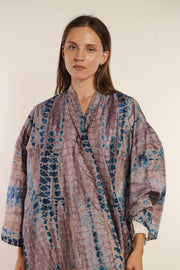 100% THAI SILK KIMONO BAM - sustainably made MOMO NEW YORK sustainable clothing, kimono slow fashion