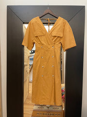 Safari Dress - sustainably made MOMO NEW YORK sustainable clothing, Boho Chic slow fashion