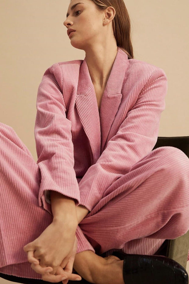 CORDUROY SUIT MIMI LEDO - sustainably made MOMO NEW YORK sustainable clothing, slow fashion
