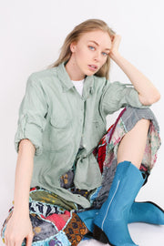 COTTON BUTTON DOWN SHIRT KATY - sustainably made MOMO NEW YORK sustainable clothing, offer slow fashion