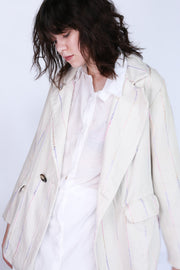 Cotton / Linen Suit Juliette - sustainably made MOMO NEW YORK sustainable clothing, offer slow fashion