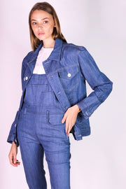 DENIM JACKET SIBI - sustainably made MOMO NEW YORK sustainable clothing, slow fashion