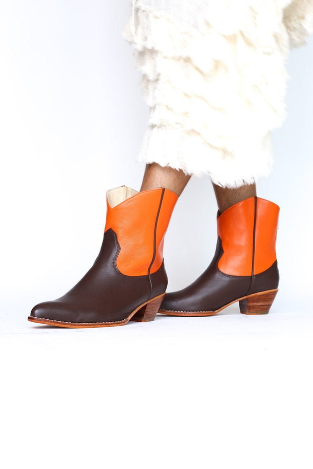 EASY RIDER SHORT BOOTS BOOTIES - sustainably made MOMO NEW YORK sustainable clothing, boots slow fashion