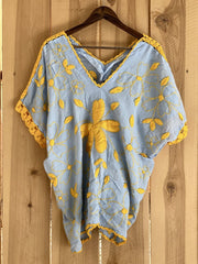 Flower Power Crochet Top - sustainably made MOMO NEW YORK sustainable clothing, saleojai slow fashion