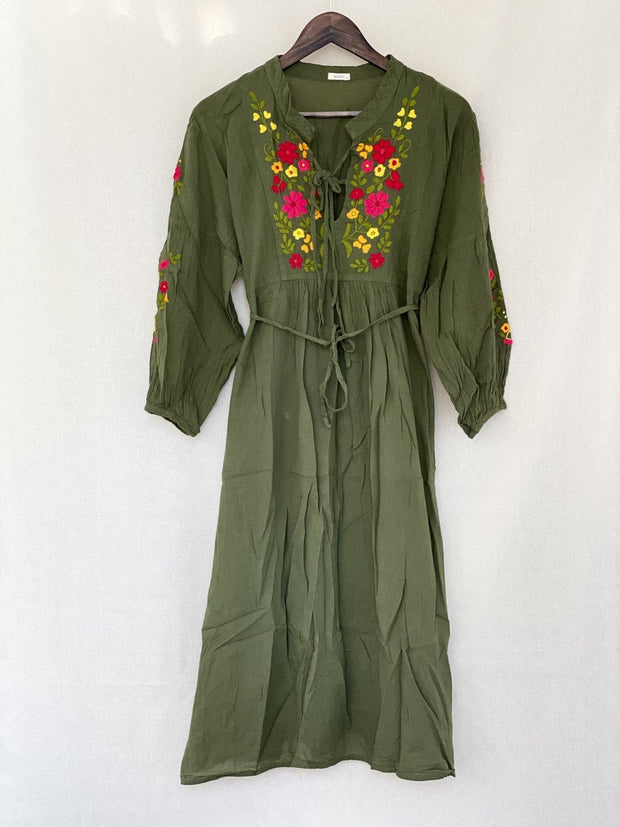 Garden Dress - sustainably made MOMO NEW YORK sustainable clothing, saleojai slow fashion