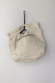 HEMP EMBROIDERED TRIM DETAIL BAG BRUNI - sustainably made MOMO NEW YORK sustainable clothing, saleojai slow fashion