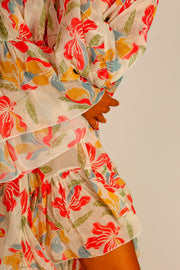KAFTAN DRESS MADEENA - sustainably made MOMO NEW YORK sustainable clothing, dress slow fashion