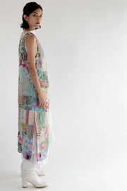 Kimono Coat Jaune - sustainably made MOMO NEW YORK sustainable clothing, Kimono slow fashion