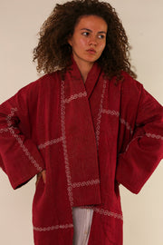 KIMONO JACKET COAT RISU - sustainably made MOMO NEW YORK sustainable clothing, Jacket slow fashion