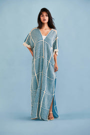Lupita Kaftan - sustainably made MOMO NEW YORK sustainable clothing, Boho Chic slow fashion